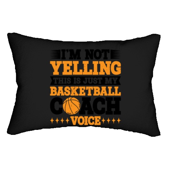 This Is Just My Basketball Coach Voice 3 Lumbar Pillows