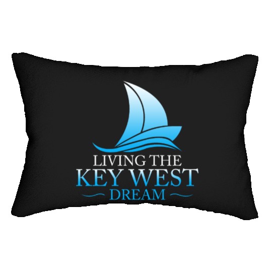 Florida Keys LIVING THE KEY-WEST DREAM Sailor Lumbar Pillows