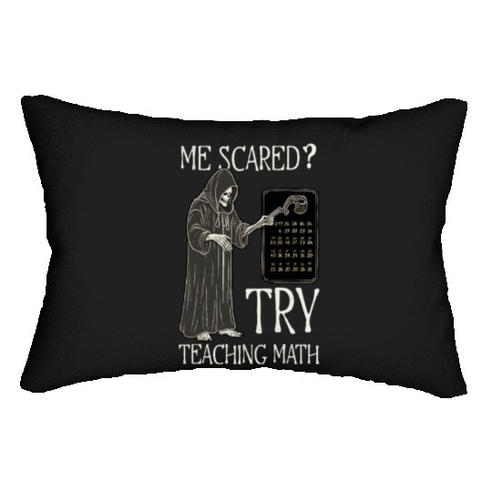 Halloween Math Teacher Me Scared? Try Teaching Mat Lumbar Pillows