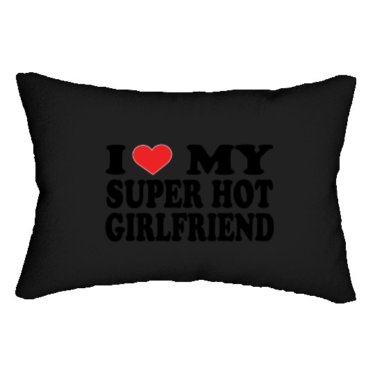 I Love My Boyfriend Lumbar Pillows | Cute Romantic Lumbar Pillows