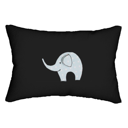 Kids Elephant Funny Design Lumbar Pillows - Cool Animal Lover