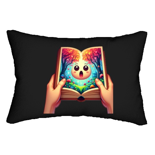 you turned the page Lumbar Pillows