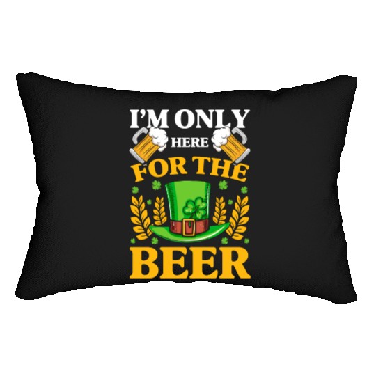 Ireland Gold Beer Lumbar Pillows