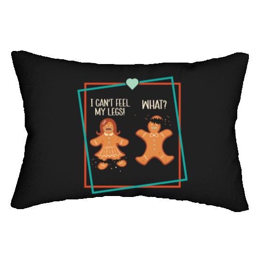 Gingerbread Men Christmas Funny Cookie Baking Xmas Lumbar Pillows