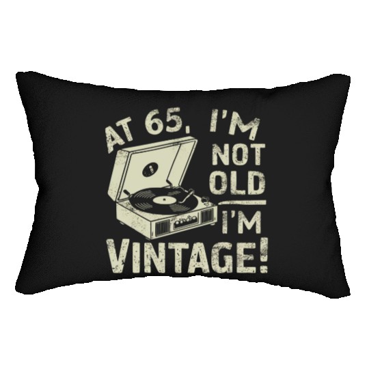 65th Birthday Lumbar Pillows for him