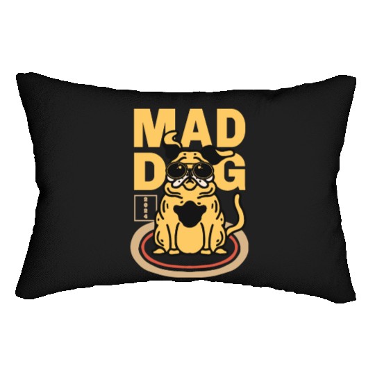 Mad Dog Animal Lumbar Pillows