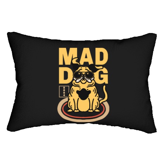 Mad Dog Animal Lumbar Pillows
