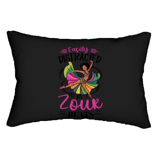 Zouk Dance Festival Design for Zouk Dancer Lumbar Pillows