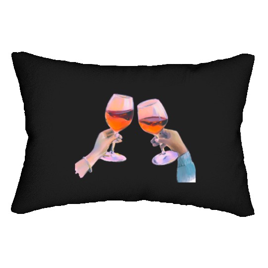 Sip,savor, celebrate, the cocktail experience Lumbar Pillows