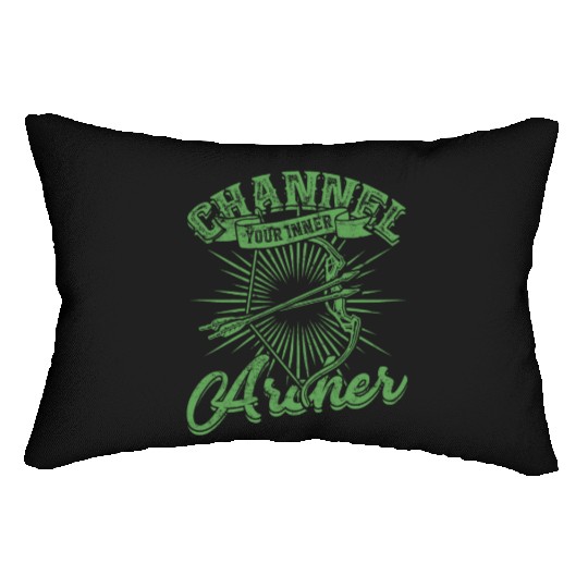 Archery Channel your inner archer Lumbar Pillows