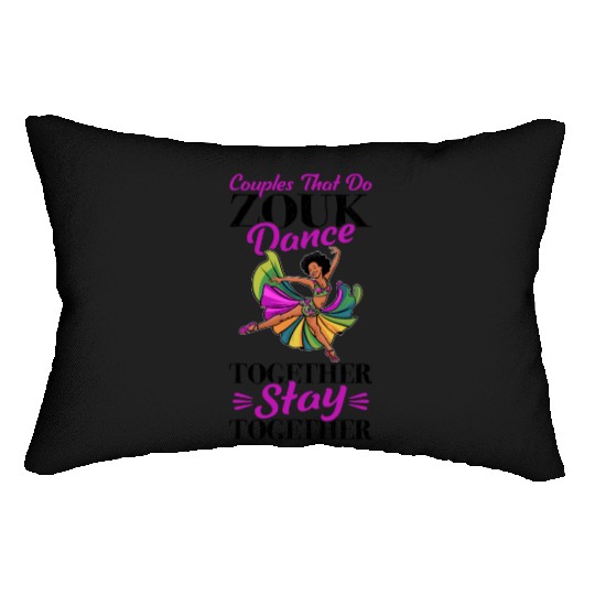 Zouk Dance Festival Design for Zouk Dancer Lumbar Pillows