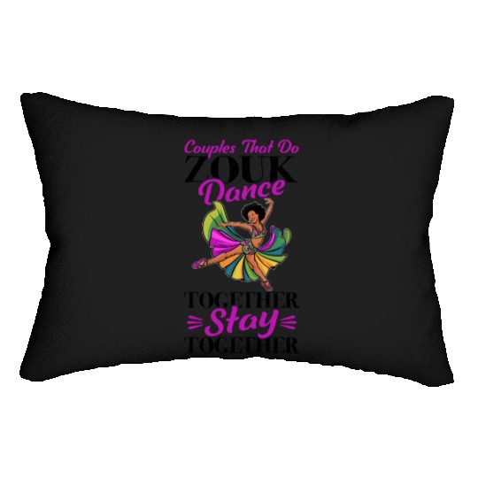 Zouk Dance Festival Design for Zouk Dancer Lumbar Pillows