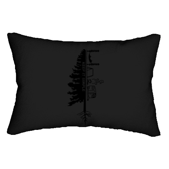 Keep It Simple Camping Tree Lumbar Pillows