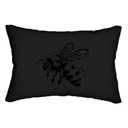 Honey Bee Insect Art 4 Lumbar Pillows