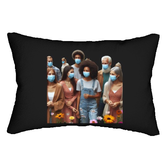 United in Care and Community Lumbar Pillows