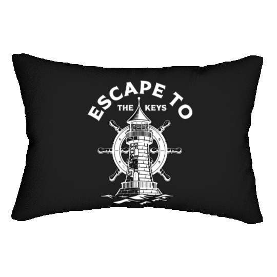Florida ESCAPE TO KEY-WEST Sailing Outfit Lumbar Pillows
