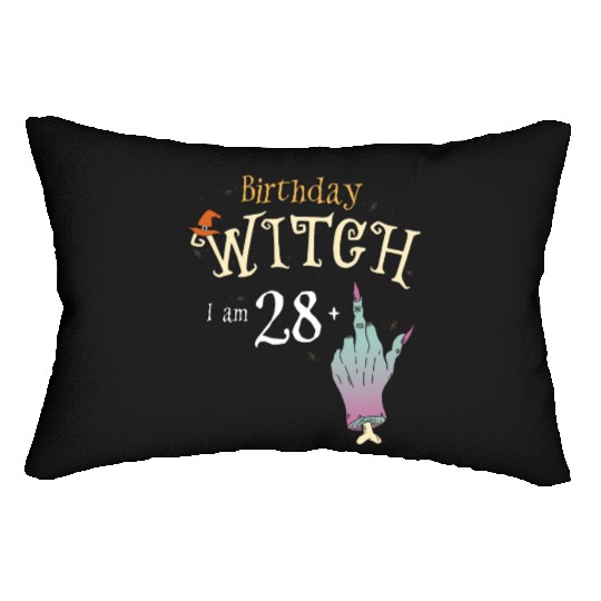 Yes It's My Birthday - 29th Birthday Witch Funny Lumbar Pillows