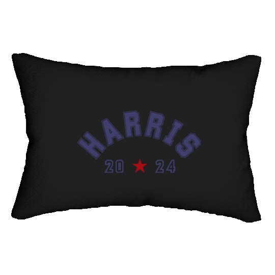 Kamala Harris 2024 Athletic Typography Lumbar Pillows