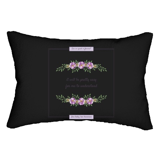 Floral Cottagecore Aesthetic Tote Bag Lumbar Pillows