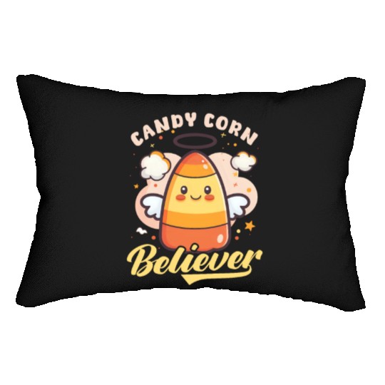 Candy Corn Candy Corn Believer Lumbar Pillows