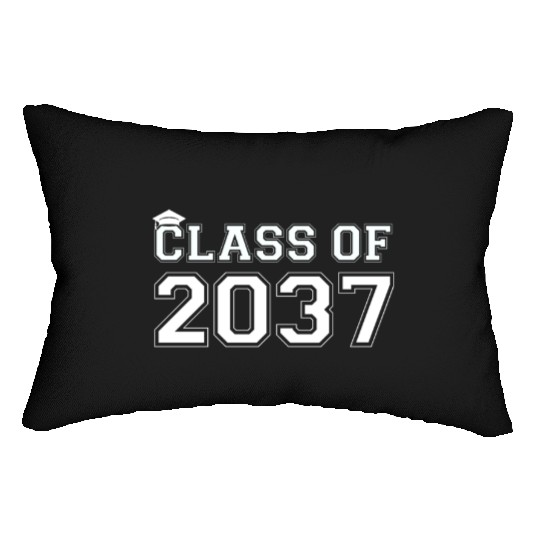 Class Of 2037 Pre K Grow With Me Graduation Lumbar Pillows