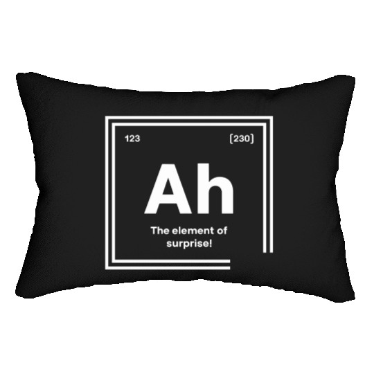 The Element of Surprise - Clever Chemistry Design Lumbar Pillows