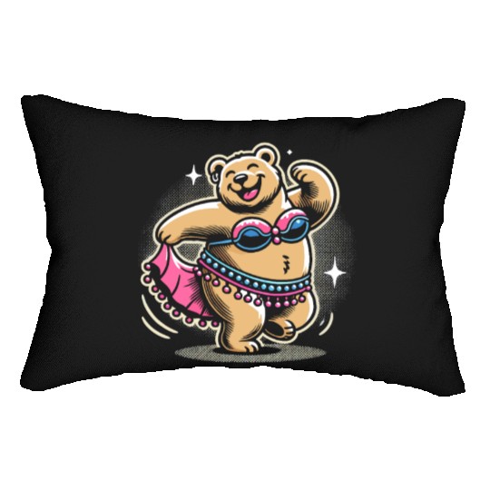 Tribal Fusion Rhythmic Dance Art For Belly Dance Lumbar Pillows