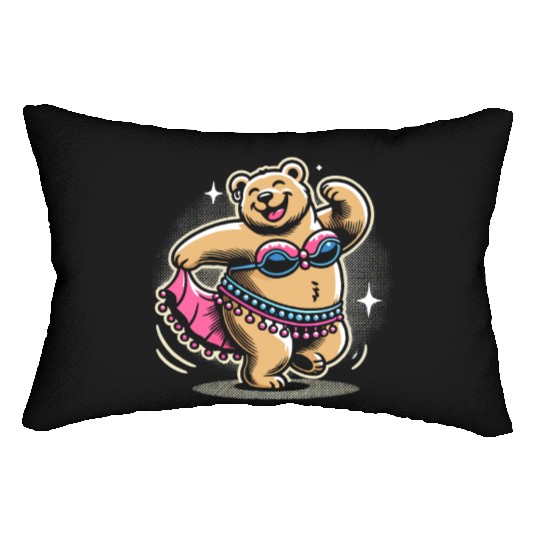 Tribal Fusion Rhythmic Dance Art For Belly Dance Lumbar Pillows