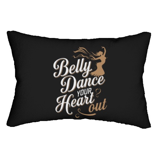 Tribal Fusion Rhythmic Dance Art For Belly Dance Lumbar Pillows