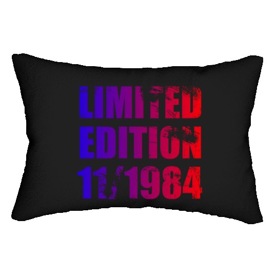 40th birthday Limited Edition 11/1984 Lumbar Pillows