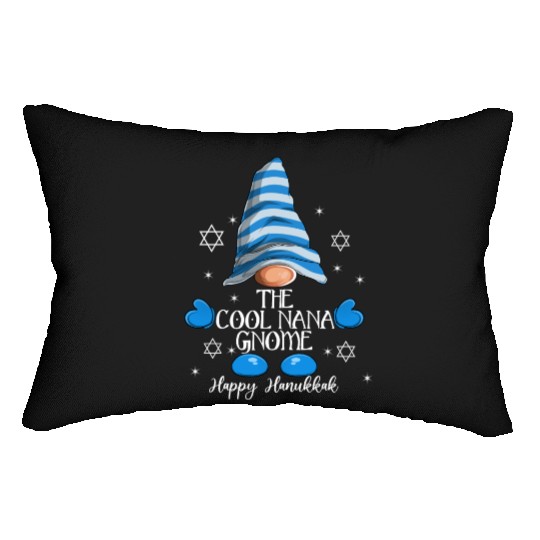 The Nana Gnome Funny Family MatchingGroup Hanukkah Lumbar Pillows