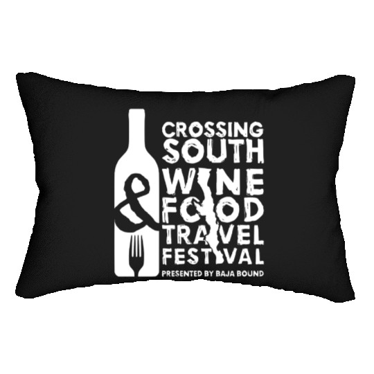 Crossing South Wine Food Travel Festival W2 Lumbar Pillows