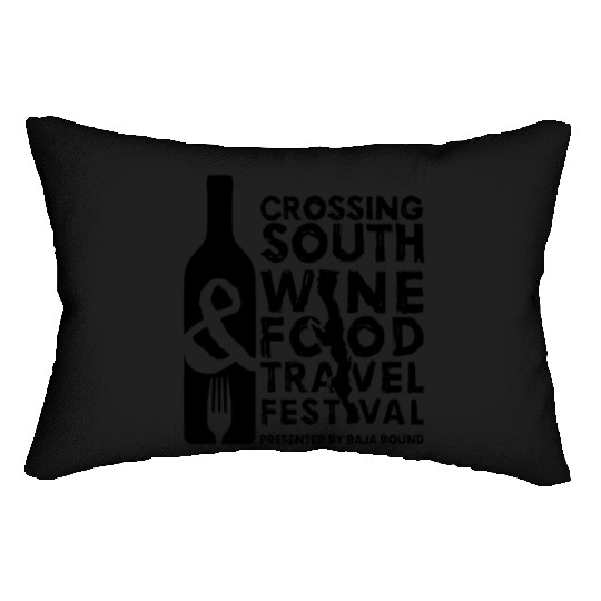 Crossing South Wine Food Travel Festival B2 Lumbar Pillows