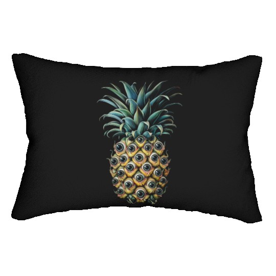 Weirdcore Aesthetic Pineapple Eyes Human Eyeball S Lumbar Pillows