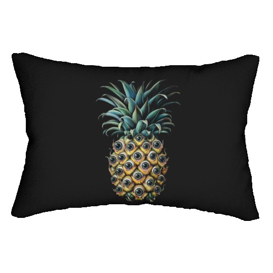 Weirdcore Aesthetic Pineapple Eyes Human Eyeball S Lumbar Pillows