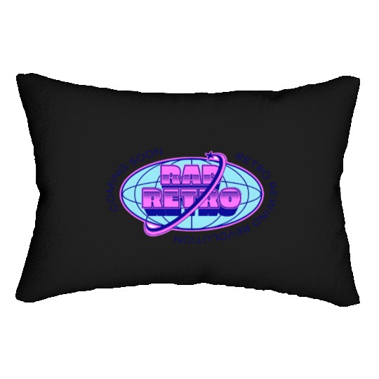 Rad Retro Revolution - 80s Neon Style Lumbar Pillows