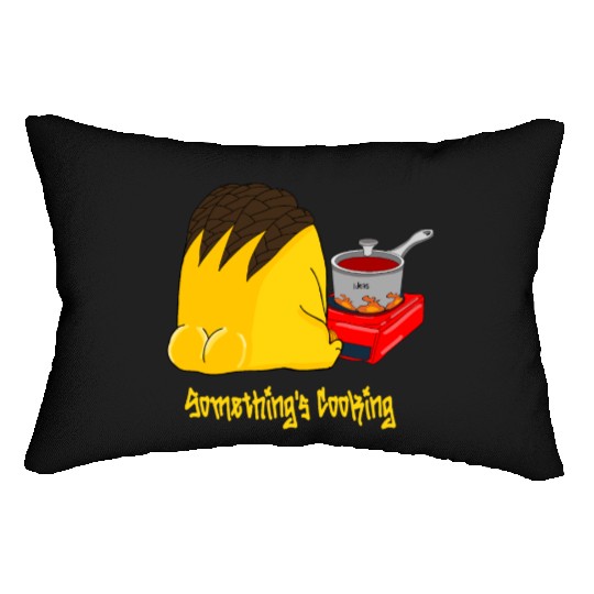 somethings cooking Lumbar Pillows
