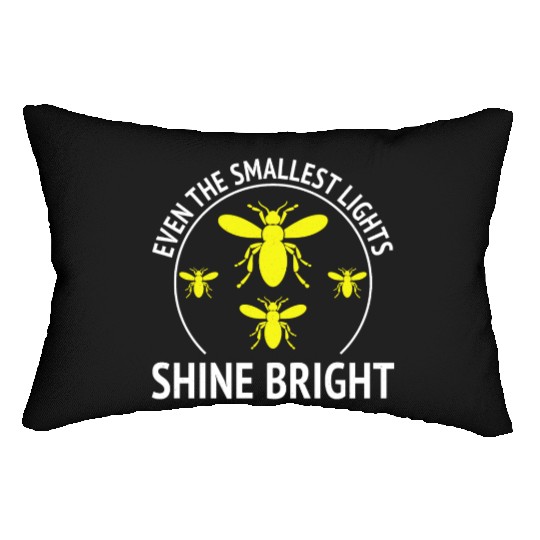 Fireflies Firefly Lightning Bug Insect Collector Lumbar Pillows