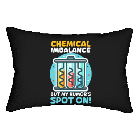 Depression Awareness Chemical Imbalance Humor Lumbar Pillows