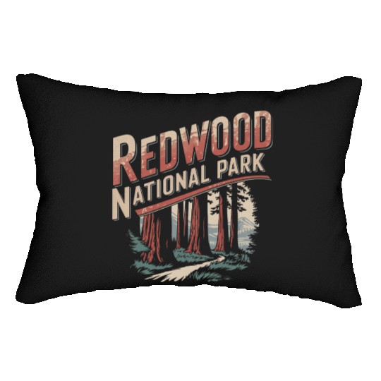 Redwood National Park Lumbar Pillows