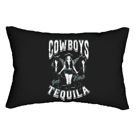 Cowboys and Tequila - Cowgirl Lumbar Pillows