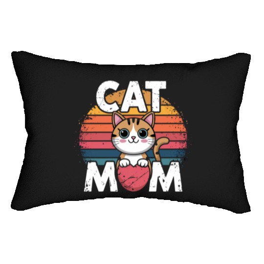 Cat Mom Lumbar Pillows