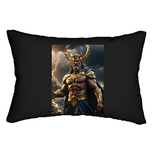 Zeus Jupiter Roman Greek God Lumbar Pillows