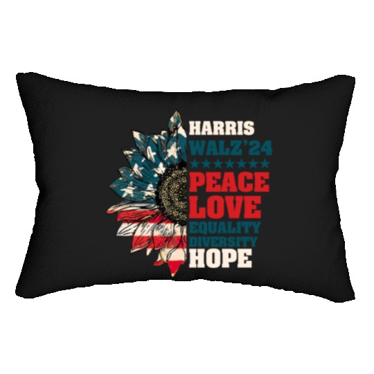 Peace Love Equality Diversity Hope Lumbar Pillows