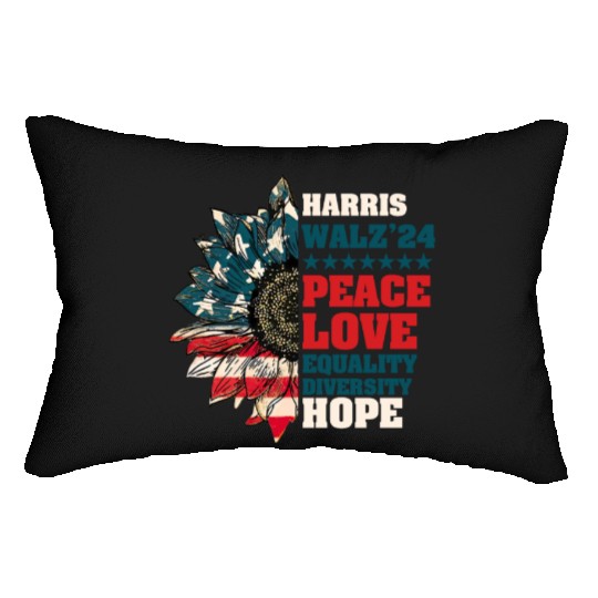 Peace Love Equality Diversity Hope Lumbar Pillows