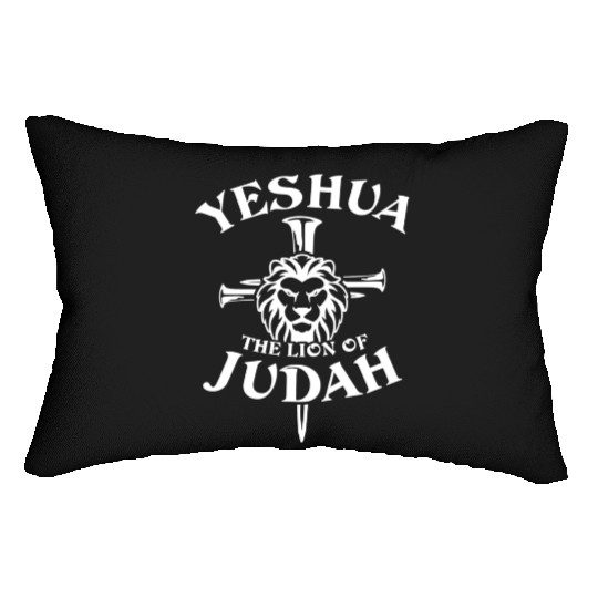 Yeshua The Lion Of Judah Lumbar Pillows