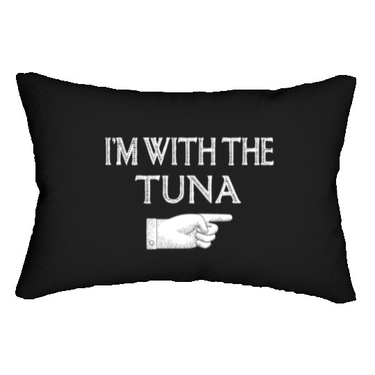 I'm With The Tuna Matching Halloween Costume Party Lumbar Pillows