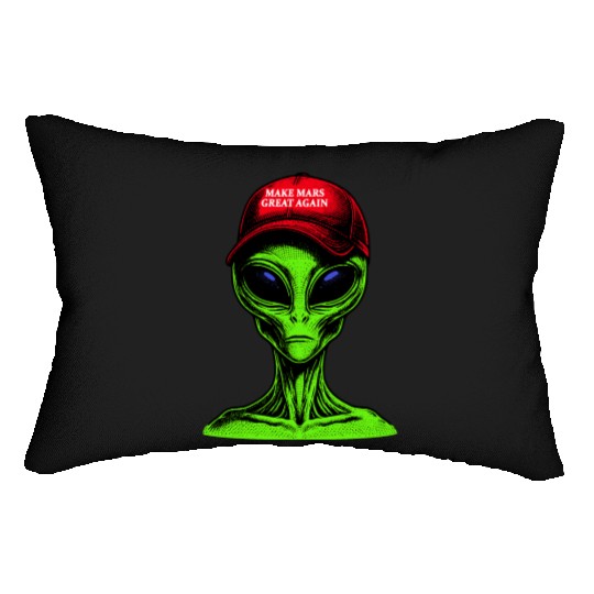 Make Mars Great Again Lumbar Pillows