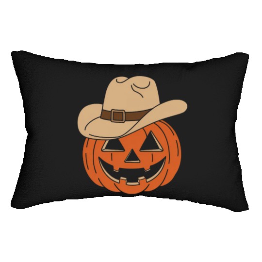 Howdy Pumpkin Halloween Lumbar Pillows