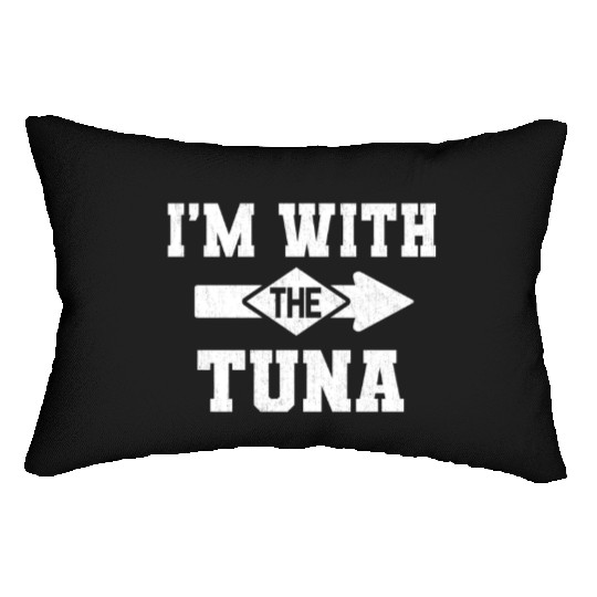 I'm With The Tuna Matching Halloween Costume Party Lumbar Pillows